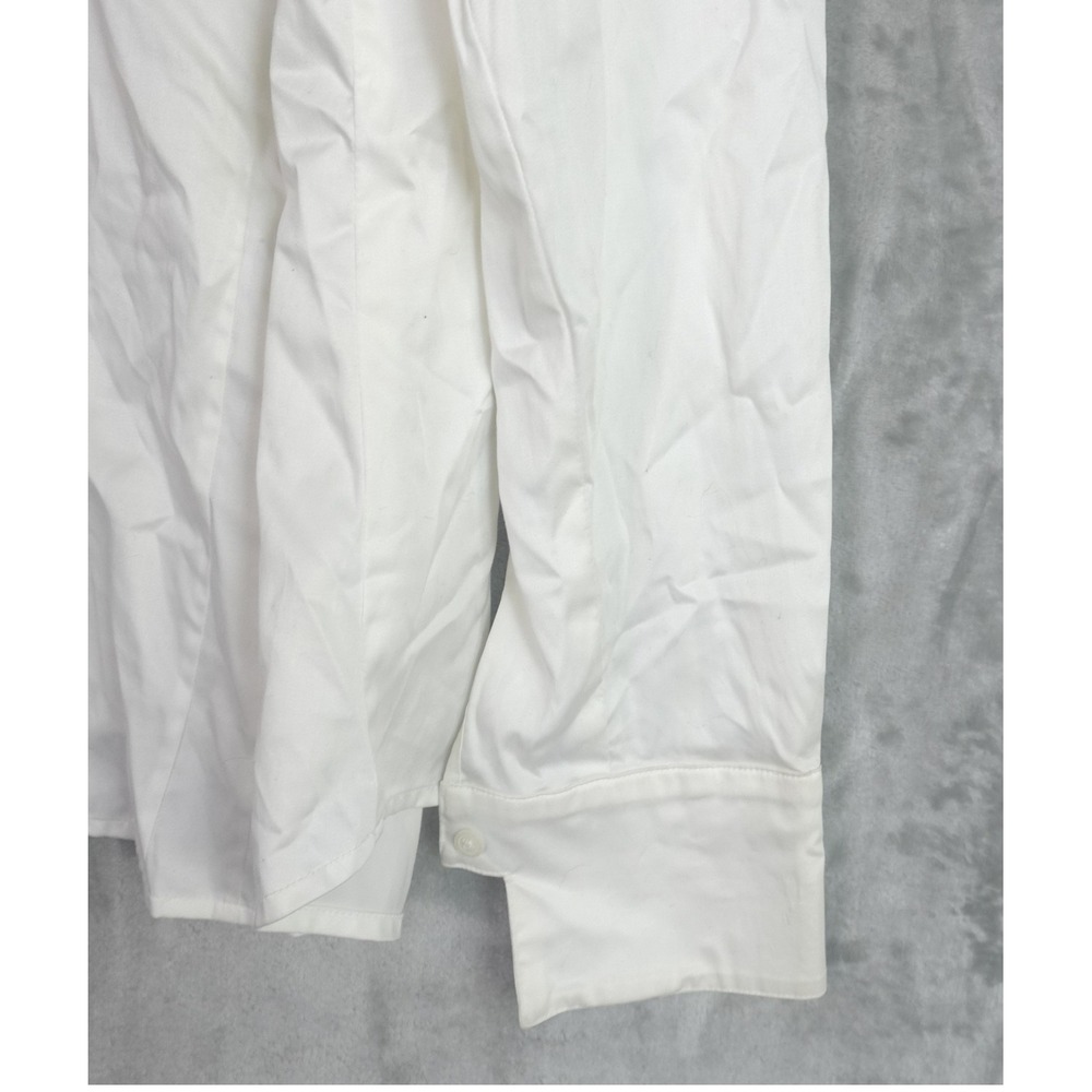 Coldwater Creek Button Up Blouse Womens 3X White Long Sleeve Classic Workwear - Picture 4 of 5